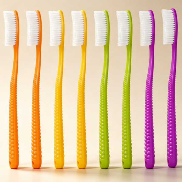 Huge head hard firm toothbrush, BPA-free, 8-pack