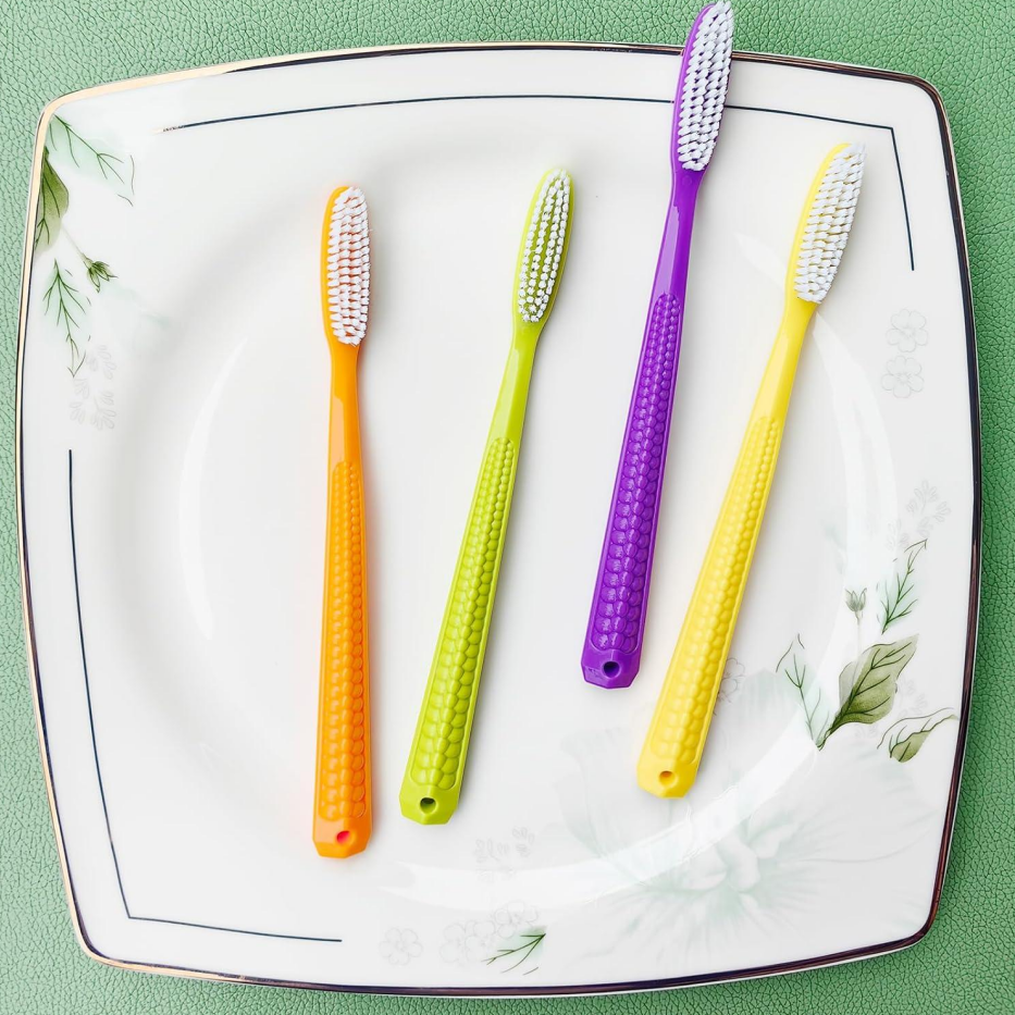 Huge head hard firm toothbrush, BPA-free, 8-pack - Image 2