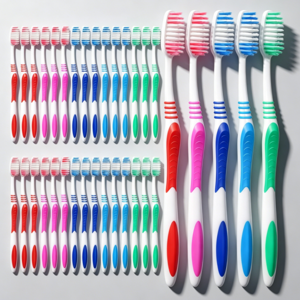 Extra hard firm adult toothbrush, 72-pack