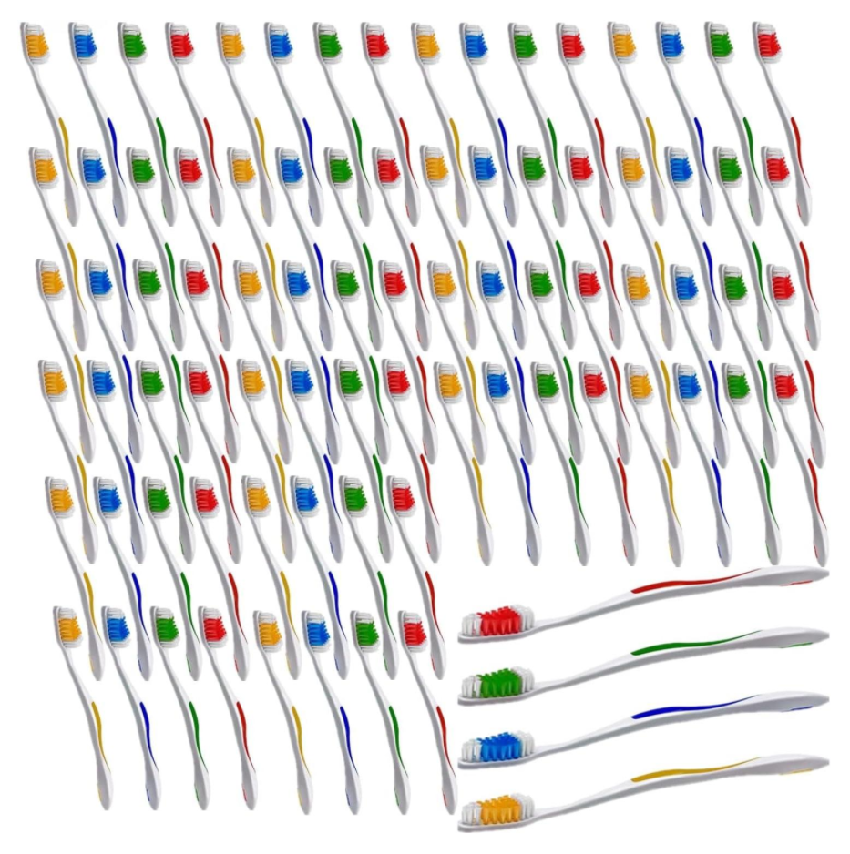 Extra hard firm adult toothbrush, 72-pack - Image 2