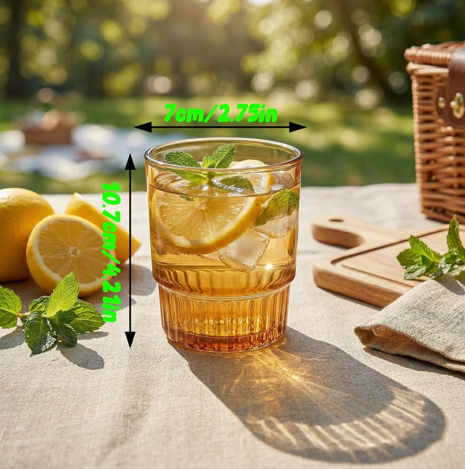 Plastic bathroom tumblers, 4 colors, 300ml, 4-pack - Image 2